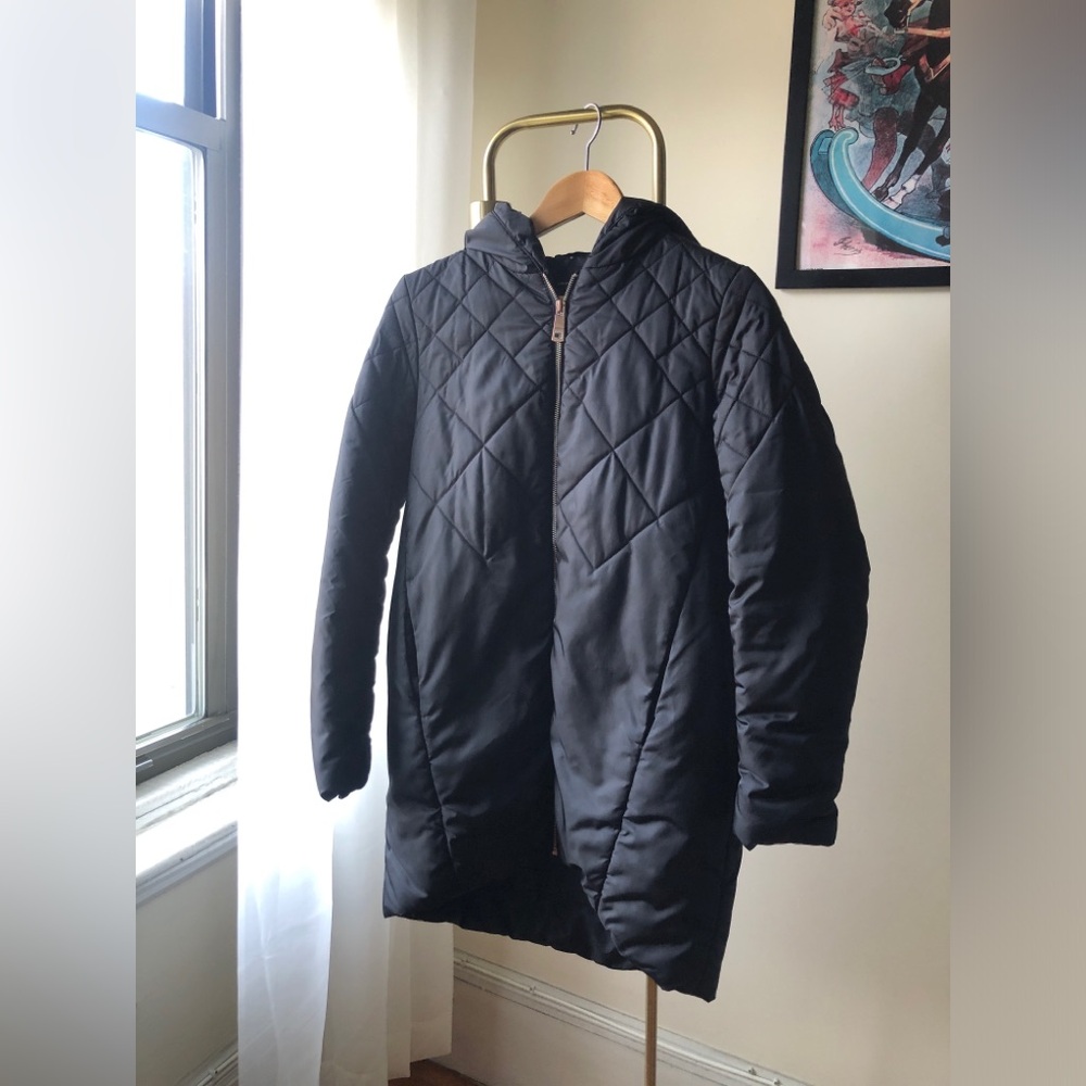 ZARA Puffer Jacket, Navy
